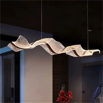 Fim 60W Cristal Lustreiro Design Moderno para Sala de Jantar de Luxo Iluminação Decorativa