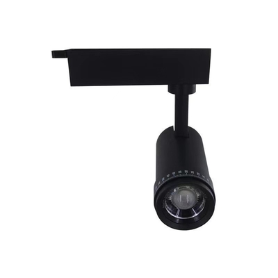 COB LED Focal Light Track Light com caixa de alumínio integrada e lente anti-reflexo