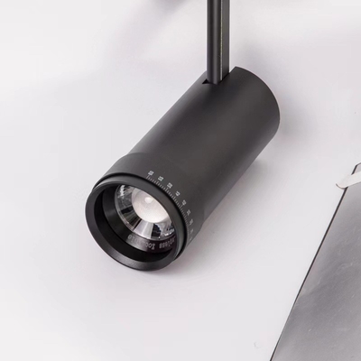 90 Ra 1CCT Motorista incorporado Anti-reflexo 10-60 graus Lente zoomável LED Focal Light Track Light 0,8kg
