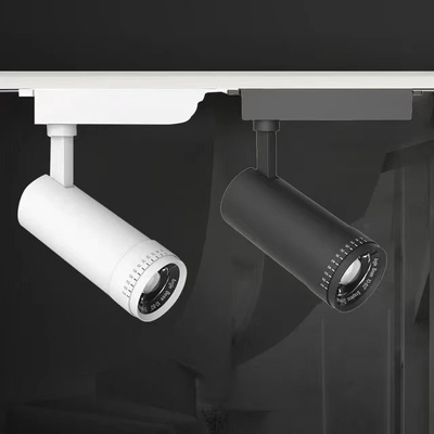 90 Ra 1CCT Motorista incorporado Anti-reflexo 10-60 graus Lente zoomável LED Focal Light Track Light 0,8kg