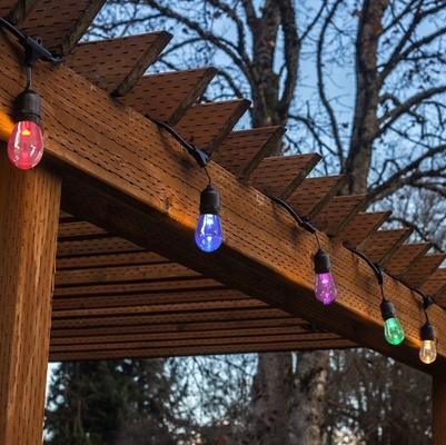Decoração Rgb S14 Led Holiday String Light Para LED multicolor Frequência 50Hz/60Hz