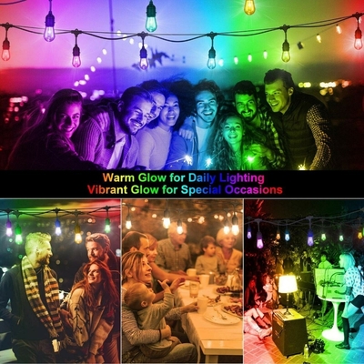 Decoração Rgb S14 Led Holiday String Light Para LED multicolor Frequência 50Hz/60Hz