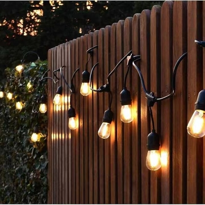IP65 LED resistente à água lâmpada corda luz pendurada para ambiente festivo e decoração