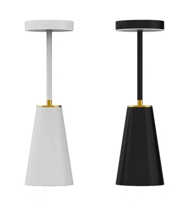 Lâmpada de mesa de quarto moderna com carregamento sem fio e atenuação