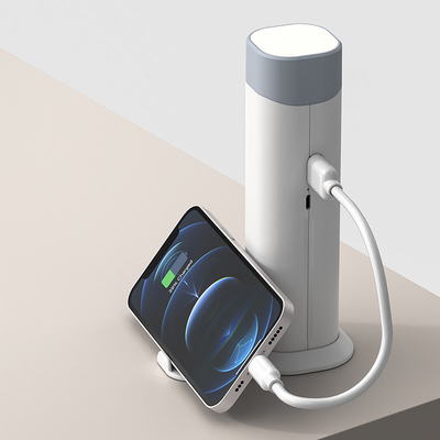 Lâmpada de mesa de proteção ocular USB LED com tocha e bateria recarregável