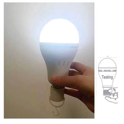 Bateria recarregável de iões de lítio lâmpada LED 12W E27 B22 para uso de emergência e saudável