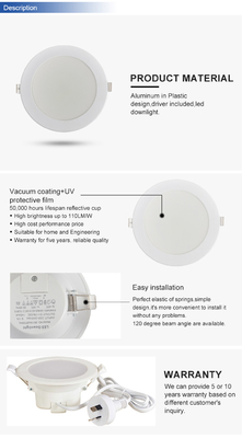 IP44 Rating e Serviço de Soluções de Iluminação 18W Smart Tuya Google Alexa LED Down Light