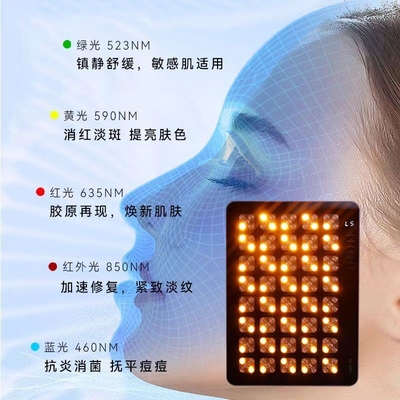 Large Row Lamp Home Beauty Device com Rejuvenescimento da Pele do Corpo inteiro LED Photon Mask