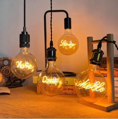 Personalização GLOBE LED Bulb de Filamento G125 Série para Edison Iluminação Decorativa