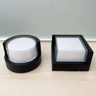Lâmpada de parede exterior de divisória de plástico IP65 de 15 W para iluminação exterior