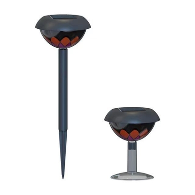1W Luzes de rua de jardim LED de alto brilho com lâmpada superior de coluna de fundição por impressão e CRI Ra 70