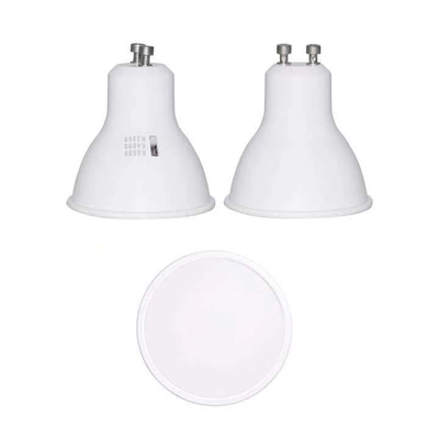 6W GU10 lâmpadas LED com ângulo de raio de 120 graus e 30000 horas de trabalho