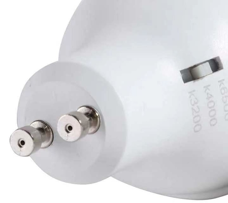 6W GU10 lâmpadas LED com ângulo de raio de 120 graus e 30000 horas de trabalho