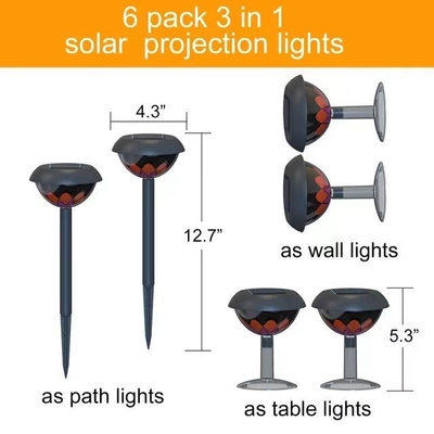 Lâmpadas de projeção solar e lâmpada de topo de coluna de fundição por impressão com LED de alto brilho