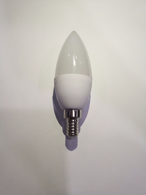 lâmpada de vela LED 6W CRI Ra 80-90 Dimmer de alto suporte personalizavel E14 Luz interior