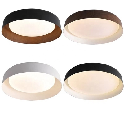 Decoração de quarto moderna de meados do século 12in / 14in / 16in Luz de teto LED com 5CCT ou 1CCT DIM