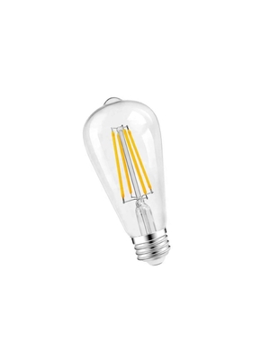 Soluções de iluminação residencial ST64 E26 7W 800LM lâmpada de filamento LED dim 3000K 120V/60Hz