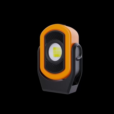 Luz de trabalho LED portátil e apagável com carregamento USB tipo-C e base magnética forte