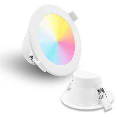 TH0356 Fonte de luz de painel LED 18W para decoração de escritório Dimmable Smart RGB Downlight