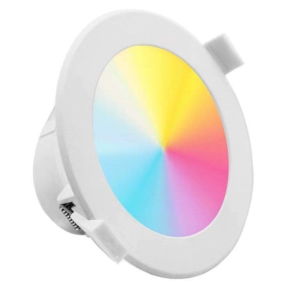 TH0356 Fonte de luz de painel LED 18W para decoração de escritório Dimmable Smart RGB Downlight