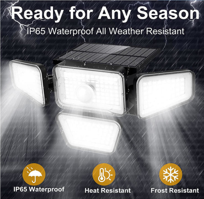 270 LED Sensor de movimento LED à prova d'água Luz de parede solar à prova d'água e fácil de instalar