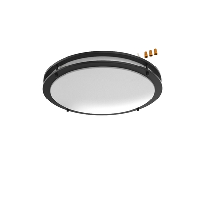 18 polegadas 32W 5CCT LED CCT Selecionável Double Ring Ceiling Light para e 50000 horas de vida útil