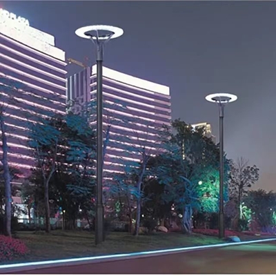 50W/100W/150W LED Iluminação de rua de jardim Alto brilho Lâmpada de topo de coluna de fundição por impressão