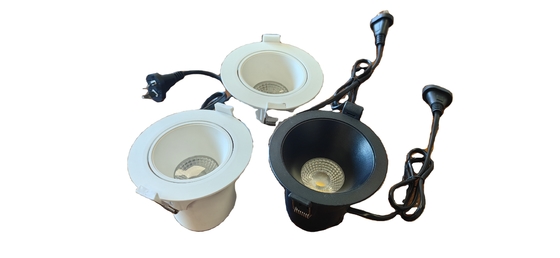 Longe vida útil 9W 0.6mm COB Embedded LED Downlight em design moderno para cabo de 3,5 polegadas