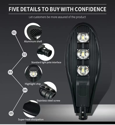 25W Streetlight Outdoor Alumínio PC Impermeável Ip65 para Iluminação e Circuito Design