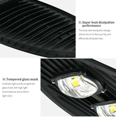25W Iluminação exterior Alumínio PC Impermeável Ip65 Iluminação de emergência 1 hora Sensor Streetlight