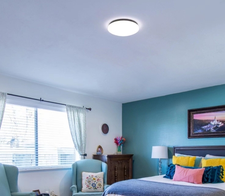 Tamanho Médio Design Moderno 15 polegadas LED CCT Selecionável Luz de Tecto de cogumelo 5CCT 25W