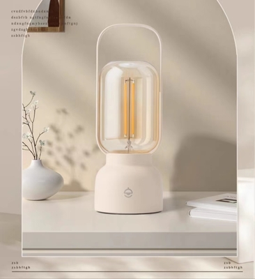 Lâmpada de mesa de material PC ABS Design moderno para festivais de luz noturna e presentes artísticos