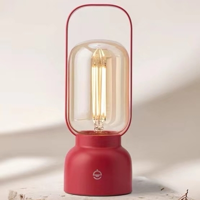 Lâmpada de mesa de material PC ABS Design moderno para festivais de luz noturna e presentes artísticos