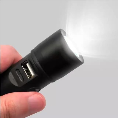 Banco de energia do martelo de segurança com carregador de carro de celular USB de 5,0V / 2,4A e fonte de luz LED