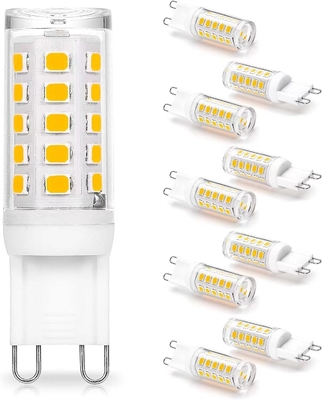 G9 lâmpada LED 4W 40 Watt T4 Dimmable 2700K Soft Quente Branco 120V sem piscar Lustreiro Iluminação 450LM