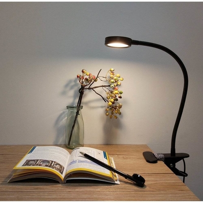DIY 450lm Leitura personalizada de 360 graus Flexível de pescoço de galinha Lâmpada de escritório LED pequena