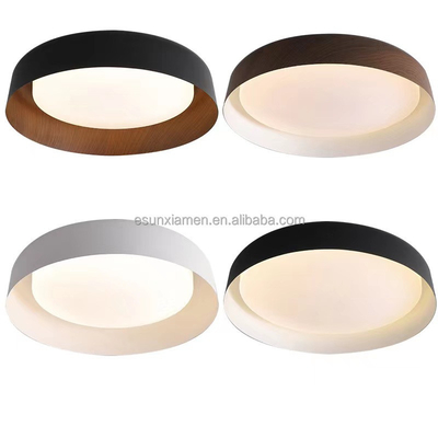 Luz de teto LED 5CCT ou 1CCT DIM para decoração de interior moderna de meados do século 12in/14in/16in