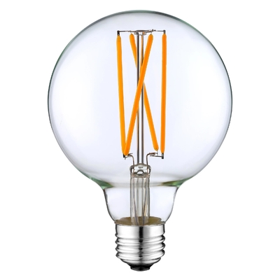 4W G125 E26 LED Sapphire Filament Global Bulb para botão manual e suporte de atenuação