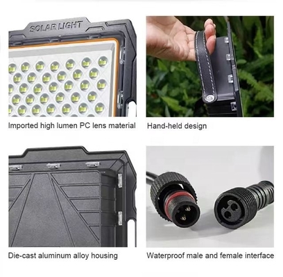 AC 165-265V Voltagem de entrada Luz solar de inundação para interruptor de tempo de jardim 30000 horas de vida