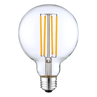 4W G125 E26 LED Sapphire Filament Global Bulb para botão manual e suporte de atenuação
