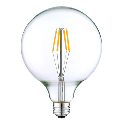 4W G125 E26 LED Sapphire Filament Global Bulb para botão manual e suporte de atenuação