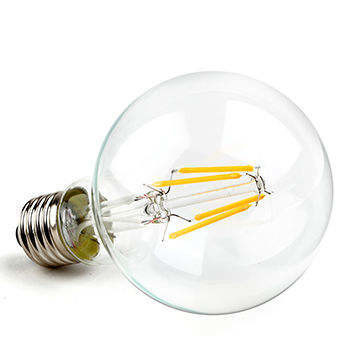 Bomba de filamento LED Edison vintage com alimentação AC 360D 4W 6W 8W E27 B22 CE aprovada