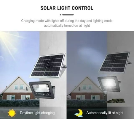 Lâmpadas de rua LED de carregamento solar Comutador de tempo para estádio de armazém e economia de energia
