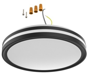5CCT 2000K Luz Noturna Luz de Cúpula Moderna Lâmpada de teto LED 10 polegadas / 13 polegadas / 15 polegadas para iluminação doméstica