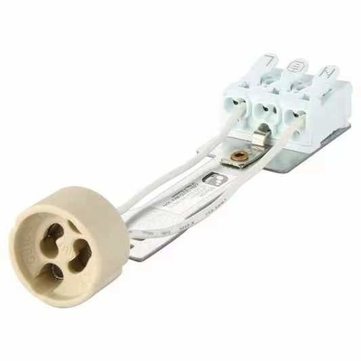 GU10 Porta lâmpadas Porta lâmpadas cerâmicas com cabo de silício 1- 0,05 kg para iluminação interna