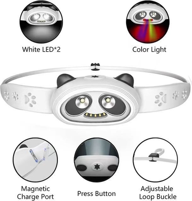 Cartoon Panda Faróis LED Índice de Rendagem de Cor Ra 80 Ideal para Meninos Meninas Pequenos