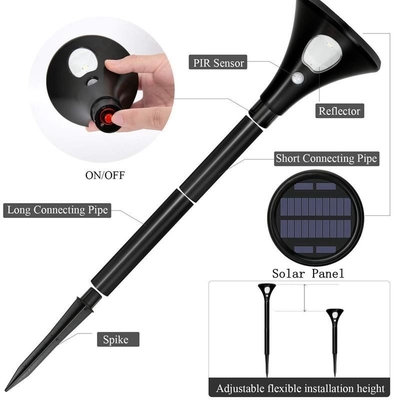 106*618.5mm Lâmpada solar de jardim de jardim LED para iluminação de passagem exterior Durável