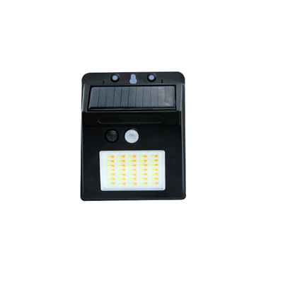 30000 horas de vida útil 400lm 0,5W/1,5W/3W LED Sensor Solar Iluminação de parede para jardim