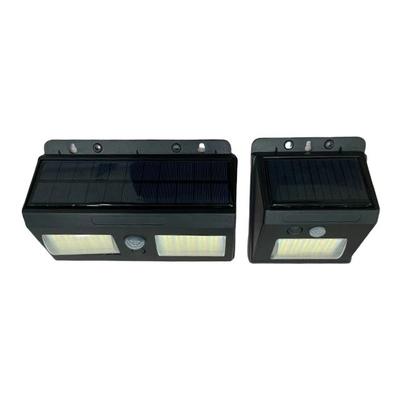 30000 horas de vida útil 400lm 0,5W/1,5W/3W LED Sensor Solar Iluminação de parede para jardim
