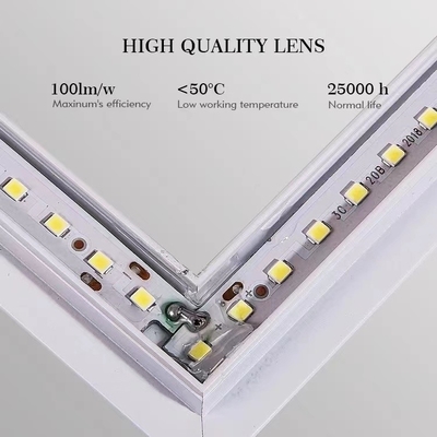 Home Office 40W dobrável 60 * 60cm LED painel de luz quadro com material de liga de alumínio